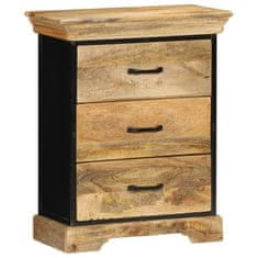 Vidaxl Predalnik 60x30x75 cm trden mangov les