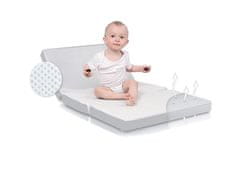 BabyMatex Zložljiva otroška vzmetnica Babymatex Venti siva 120x60cm