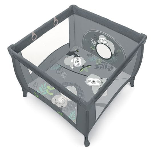 Baby Design Otroška zložljiva stajica BabyDesign PLAY UP panda temno siva