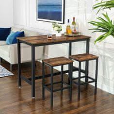 Artenat Barski stol Stella (SET 2 kosa), rjava / črna