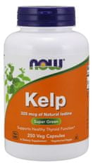 NOW Foods Kelp, naravni jod, 325 ug, 250 zeliščnih kapsul