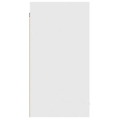 Vidaxl Viseča omarica “Lyon” bela 80x31x60 cm inženirski les
