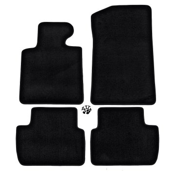 SCOUTT Premium Velur preproge za avto za Bmw 3 E46 1998-2006 4ks