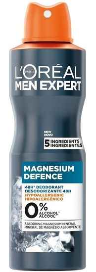 Loreal Paris Men Expert Magnesium Defense deodorant v spreju, 150 ml