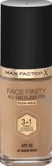 Max Factor Facefinity All Day Flawless 3v1 tekoči puder, 62 Warm Beige