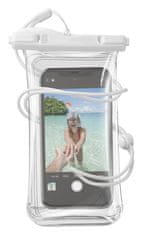 CellularLine vodotesna torbica 2022, do 17 cm (7"), bela