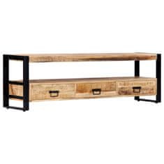 Greatstore TV omarica 150x30x45 cm trden mangov les