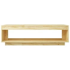 Vidaxl Klubska mizica 110x50x33,5 cm trdna borovina