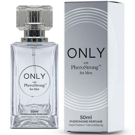 Phero Strong Only vetiver jantarne morske note moški parfum s feromoni močan in očarljiv 50 ml