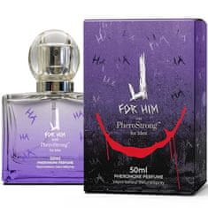 Phero Strong J moški parfum s hipnotičnimi feromoni vzbuja željo po samozavesti, pritegne pogled virginijski brin 50 ml