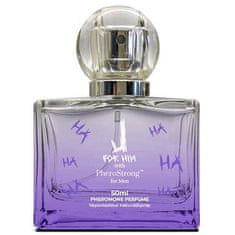 Phero Strong J moški parfum s hipnotičnimi feromoni vzbuja željo po samozavesti, pritegne pogled virginijski brin 50 ml
