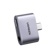 Ugreen CM231 adapter USB-C / 3.5mm mini jack, siva