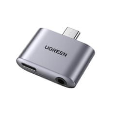 Ugreen CM231 adapter USB-C / 3.5mm mini jack, siva
