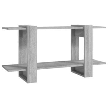 Vidaxl Knjižna omara siva sonoma 100x30x51 cm konstruiran les