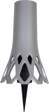Plastia ROSETA pokopališka vaza z bodico d9x30cm