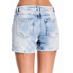Factoryprice Ženske kratke hlače iz džinsa s kristali STONES modre barve ON-SZ-1038_159174 26