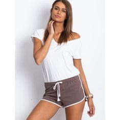 BASIC FEEL GOOD Ženske kratke hlače POLITNESS brown RV-SN-4944.10X_328073 XL