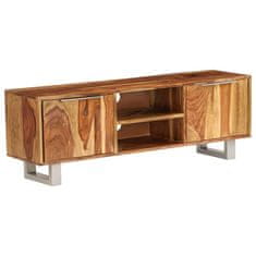 Vidaxl TV omarica iz trdnega palisandra z medenim finišem 118x30x40 cm