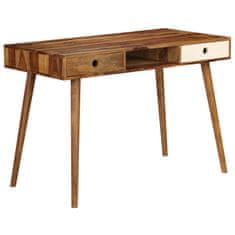 Vidaxl Pisalna miza iz trdnega palisandra 110x55x76 cm