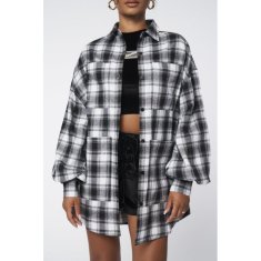 The Couture Club The Couture Club SHIRT OVERSIZED SLEEVE PUFF DT-TCCW1451-e2a3-SKL XS
