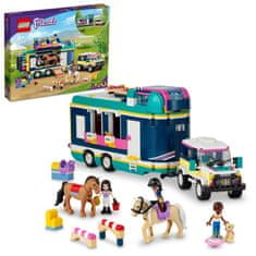 LEGO Friends 41722 Avto s prikolico za konje