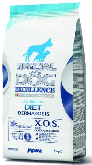 Special dog Excellence Diet Dermatosis briketi za pse s problematično kožo, 2 kg