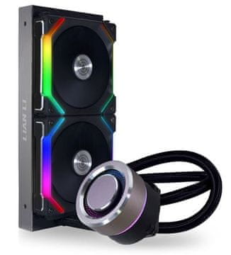 Lian Li Galahad 240 SL V2 AiO komplet za tekočinsko hlajenje, ARGB, črn (GA240SLB)