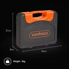 VonHaus 35-delni kompet ročnega orodja za vzdrževanje kolesa (3500242)