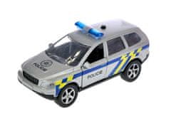 Kids Globe Policijski avto, CZ 11 cm kovinski, vzvratni pogon, na baterije, češko govoreč z lučjo