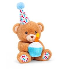 Keel Toys Keeleco Happy Birthday medvedek, 15 cm