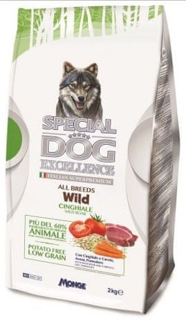 Special dog Excellence Wild briketi z divjim prašičem, 2 kg