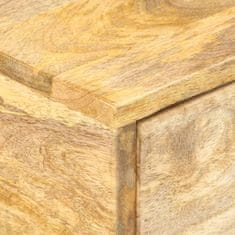 Vidaxl Konzolna mizica 115x35x76 cm trden mangov les