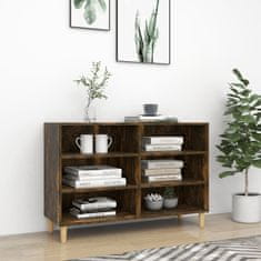 Vidaxl Komoda dimljeni hrast 103,5x35x70 cm iverna plošča
