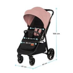 Kinderkraft Grande PLUS 2022 voziček, črn