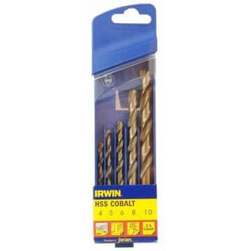 Irwin METAL HSS vrtalni bit CO KPL.5pcs.4.0, 5.0, 6.0, 8.0, 10.0 mm