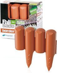 shumee Prosperplast Garden Palisade Border Terracotta 2,5M