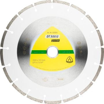 KLINGSPOR SEGMENTIRANI DIAMANTNI REZALNI LIST 350 mm x 2,8 mm x 25,4 mm DT300U UNIVERSAL