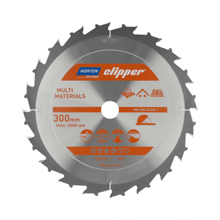 Žagin list za rušenje več materialov 315 mm x 30 mm x 20z (3,2/2,2)