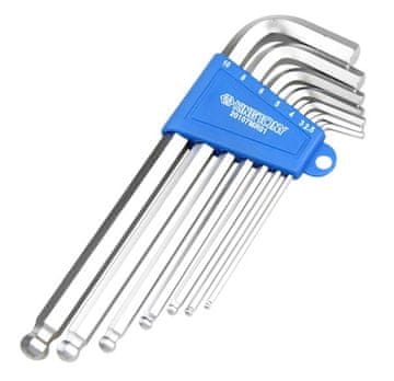 shumee King Tony Komplet imbus ključev 1130M - Šestilajni krogelni ključ 2,5 - 10 mm 7 elementov. v plastičnem ročaju