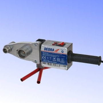 Dedra Stroj za varjenje plastičnih PVC cevi 800W/1500W Ded7515