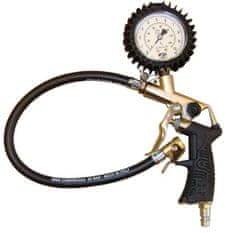 Beta Tools Pištola za polnjenje pnevmatik z merilnikom tlaka v pnevmatikah Razpon 0-10 Bar, 25/D-Rb 15, skala W Bar/Psi