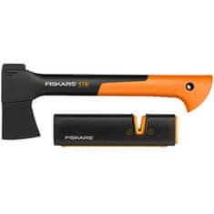 Fiskars Sekira X7 - Xs + komplet za ostrenje Xsharp