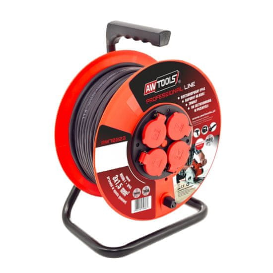 Greatstore Kabelski podaljšek Professional 30M 3X1,5 Mm 16A / 3680W / IP44