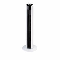 Greatstore CEVNI VENTILATOR ČRNO-BELE BARVE + DALJINSKI UPRAVLJALNIK