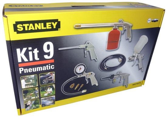 Stanley Komplet pnevmatskega orodja 9 Elem.
