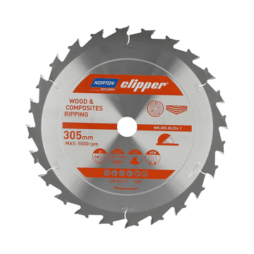 shumee Žaga za orodje 305 mm x 30 mm x 24z ATB LES IN KOMPOZITI (3.2 / 2.2)