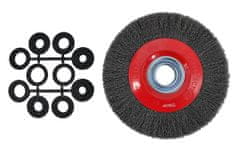 Greatstore Ščetke za kolesa 250mm VODILO 32mm
