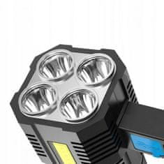 Verkgroup TL-2056 Večnamenska ročna LED reflektorska svetilka z vgrajeno baterijo 1000lm