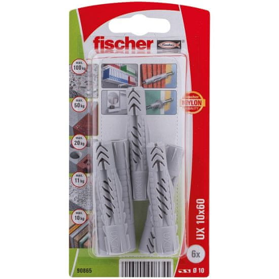 Vložek UX 10x60 K (6kos) - Fischer