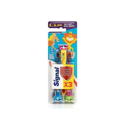 Otroška zobna ščetka Kids Ultra Soft 3 kos